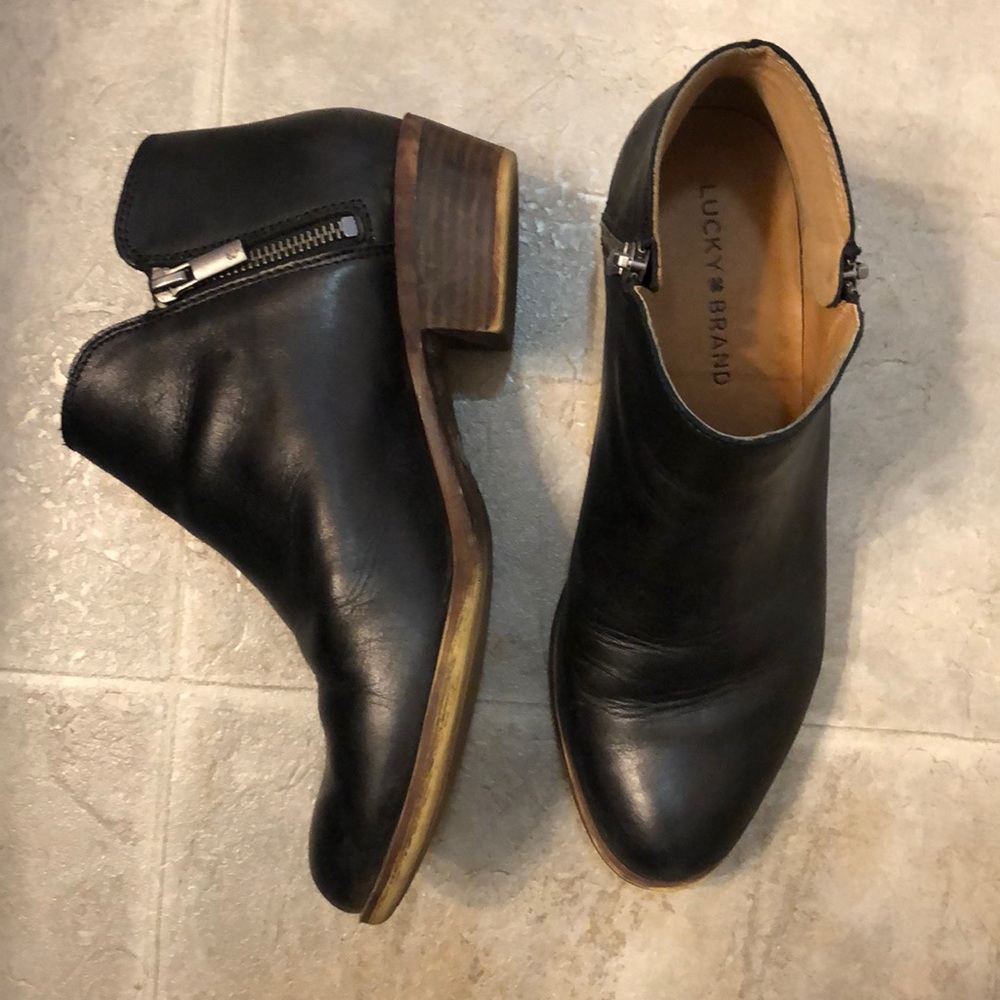 Lucky Brand Burklee Bootie, Black